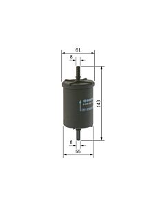 BOSCH 0450902161 FILTRO CARBURANTE