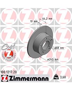ZIMMERMANN 100121720 DISCO FRENO