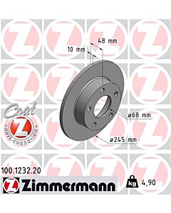 ZIMMERMANN 100123220 DISCO FRENO