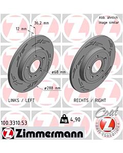 ZIMMERMANN 100331053 DISCO FRENO