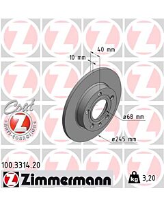 ZIMMERMANN 100331420 DISCO FRENO