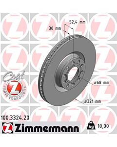 ZIMMERMANN 100332420 DISCO FRENO