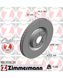 ZIMMERMANN 100332620 DISCO FRENO