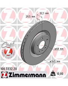 ZIMMERMANN 100333220 DISCO FRENO