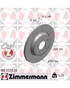 ZIMMERMANN 100333320 DISCO FRENO