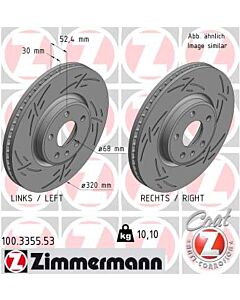 ZIMMERMANN 100335553 DISCO FRENO