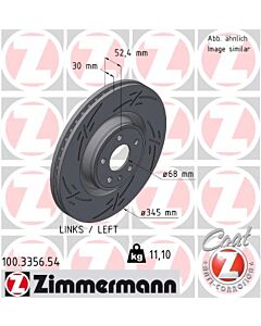 ZIMMERMANN 100335654 DISCO FRENO