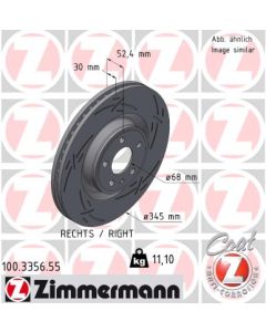ZIMMERMANN 100335655 DISCO FRENO