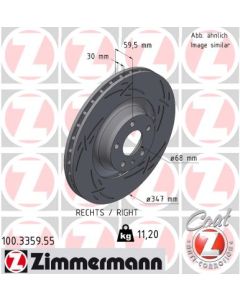 ZIMMERMANN 100335955 DISCO FRENO