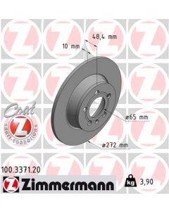 ZIMMERMANN 100337120 DISCO FRENO