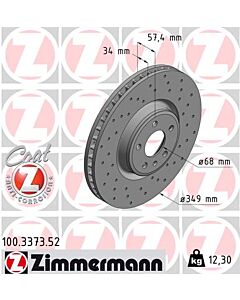 ZIMMERMANN 100337352 DISCO FRENO