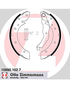 ZIMMERMANN 109901027 KIT GANASCE FRENO