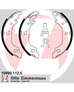 ZIMMERMANN 109901125 KIT GANASCE FRENO