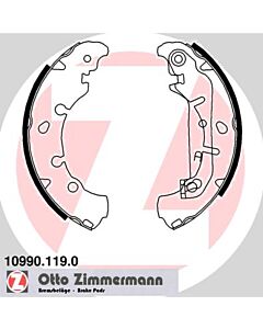 ZIMMERMANN 109901190 KIT GANASCE FRENO