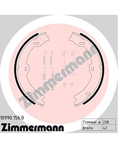 ZIMMERMANN 109901560 KIT GANASCE, FRENO STAZIONAMENTO