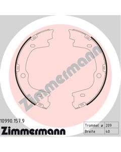 ZIMMERMANN 109901579 KIT GANASCE, FRENO STAZIONAMENTO