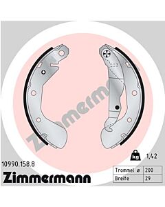 ZIMMERMANN 109901588 KIT GANASCE FRENO