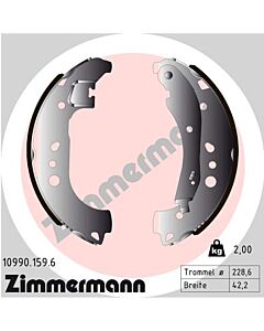 ZIMMERMANN 109901596 KIT GANASCE FRENO