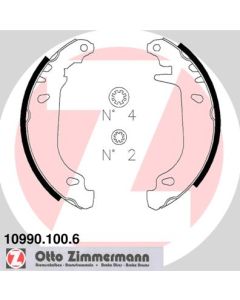 ZIMMERMANN 109901006 KIT GANASCE FRENO