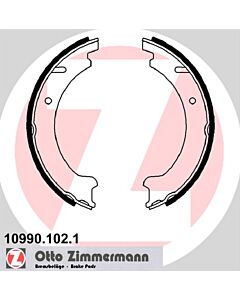 ZIMMERMANN 109901021 KIT GANASCE, FRENO STAZIONAMENTO