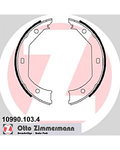 ZIMMERMANN 109901034 KIT GANASCE, FRENO STAZIONAMENTO
