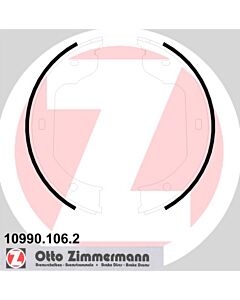 ZIMMERMANN 109901062 KIT GANASCE, FRENO STAZIONAMENTO