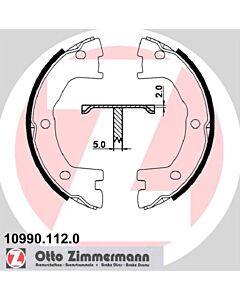 ZIMMERMANN 109901120 KIT GANASCE, FRENO STAZIONAMENTO