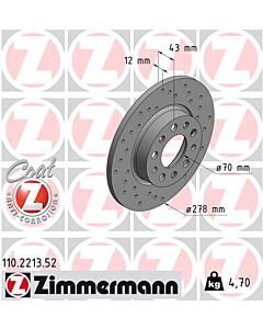 ZIMMERMANN 110221352 DISCO FRENO