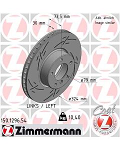 ZIMMERMANN 150129654 DISCO FRENO