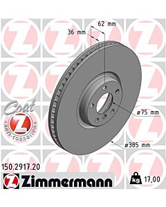 ZIMMERMANN 150291720 DISCO FRENO