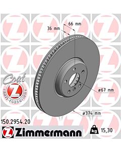 ZIMMERMANN 150295420 DISCO FRENO