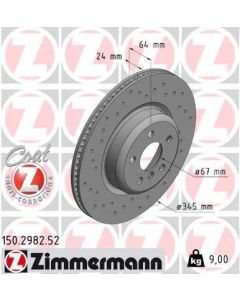 ZIMMERMANN 150298252 DISCO FRENO
