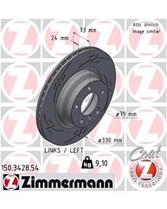 ZIMMERMANN 150342854 DISCO FRENO