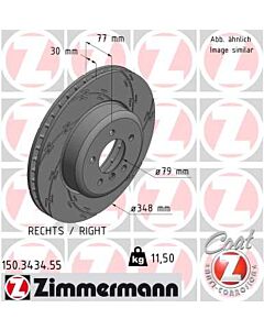ZIMMERMANN 150343455 DISCO FRENO