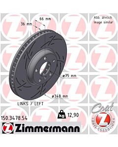 ZIMMERMANN 150347854 DISCO FRENO