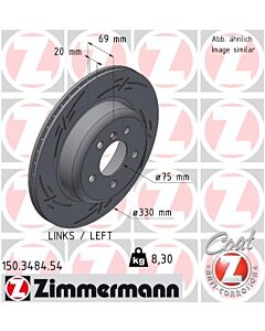 ZIMMERMANN 150348454 DISCO FRENO