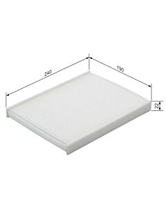 BOSCH 1987432215 FILTRO, ARIA ABITACOLO
