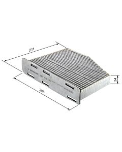 BOSCH 1987432397 FILTRO, ARIA ABITACOLO