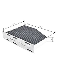 BOSCH 1987432597 FILTRO, ARIA ABITACOLO