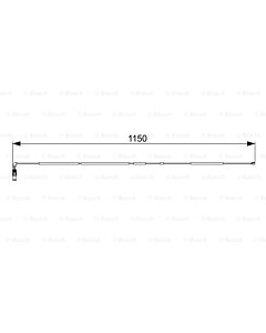 BOSCH 1987473004 CONTATTO SEGNALAZIONE, USURA PAST. FRENO/MAT. D'ATTRITO