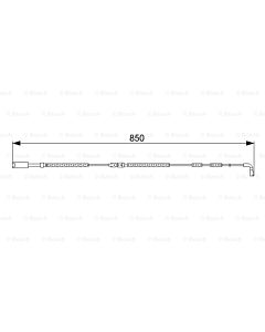 BOSCH 1987473030 CONTATTO SEGNALAZIONE, USURA PAST. FRENO/MAT. D'ATTRITO