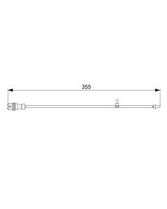 BOSCH 1987473034 CONTATTO SEGNALAZIONE, USURA PAST. FRENO/MAT. D'ATTRITO