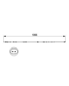 BOSCH 1987473501 CONTATTO SEGNALAZIONE, USURA PAST. FRENO/MAT. D'ATTRITO