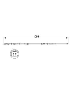 BOSCH 1987473508 CONTATTO SEGNALAZIONE, USURA PAST. FRENO/MAT. D'ATTRITO