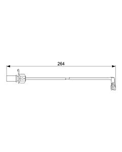 BOSCH 1987474517 CONTATTO SEGNALAZIONE, USURA PAST. FRENO/MAT. D'ATTRITO