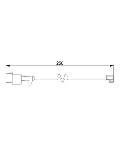 BOSCH 1987474574 CONTATTO SEGNALAZIONE, USURA PAST. FRENO/MAT. D'ATTRITO