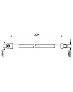 BOSCH 1987476002 FLESSIBILE DEL FRENO