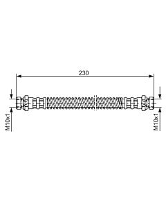 BOSCH 1987476019 FLESSIBILE DEL FRENO