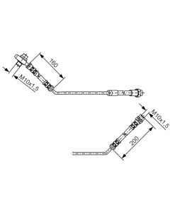 BOSCH 1987476054 FLESSIBILE DEL FRENO