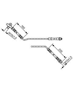 BOSCH 1987476055 FLESSIBILE DEL FRENO